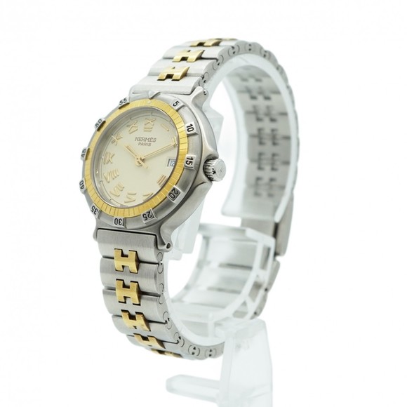 Hermes Captain Nemo Ivory Dial Watch for Women - Picture 3 of 11